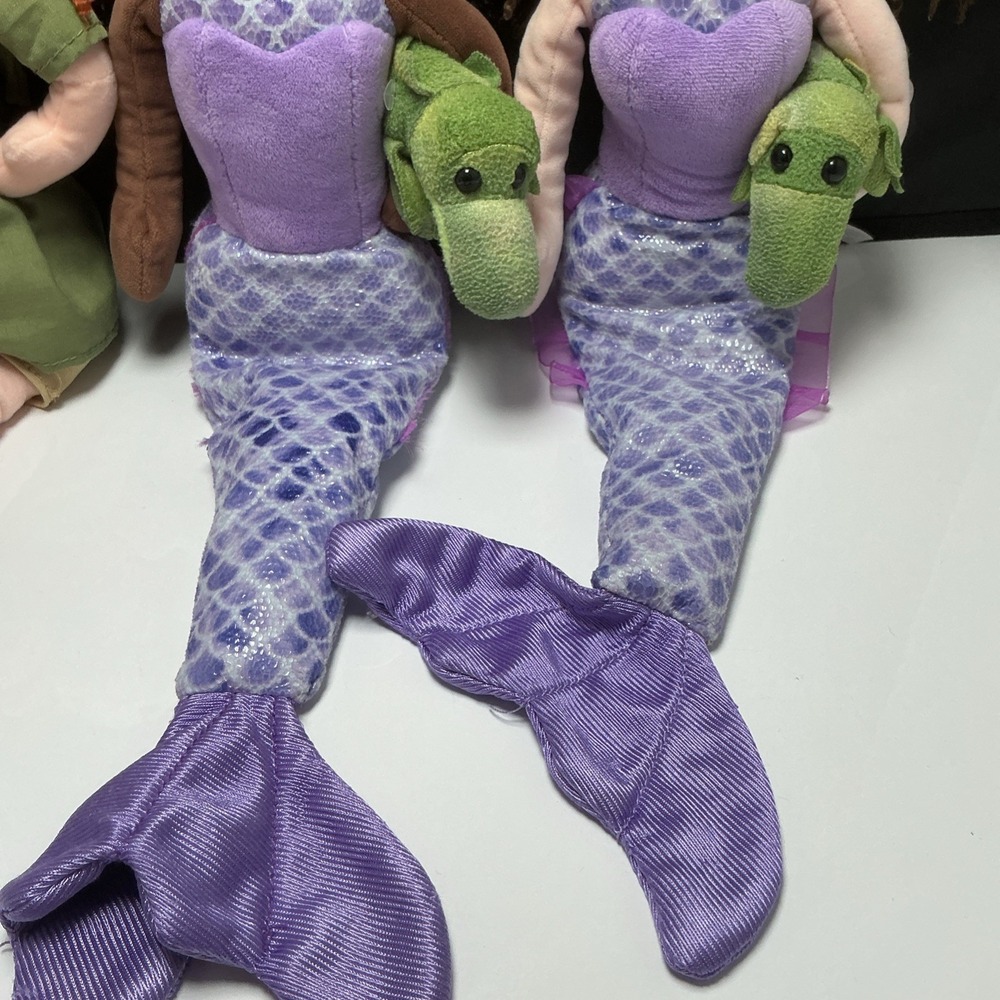 Lot of 3 The Petting Zoo Plush Rag Dolls Mermaid Zookeeper 16" Stuffed Toys - Picture 5 of 11